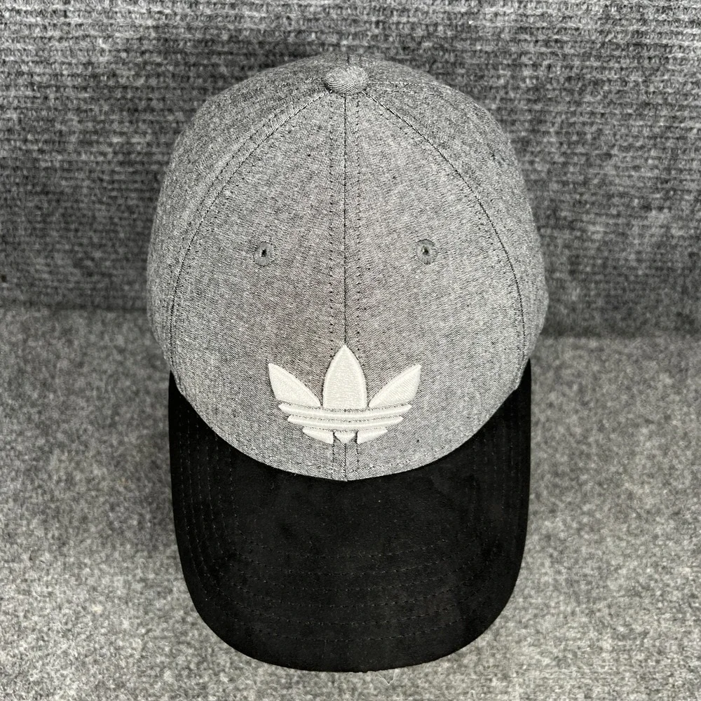Adidas Originals Hat‎ Cap Mens Gray Snap Back Adjustable Golf Outdoor Casual